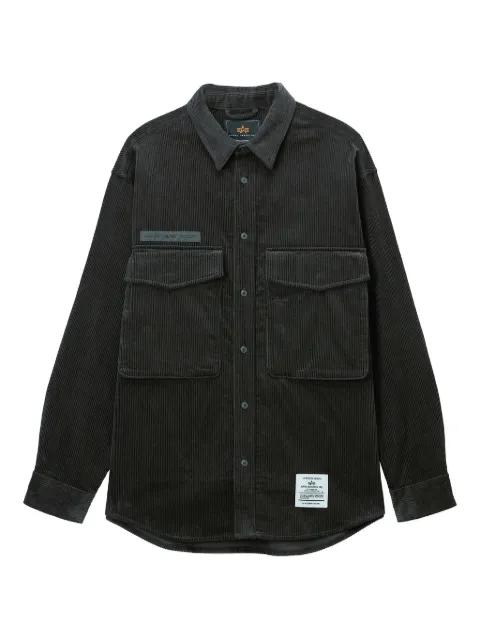 corduroy patch-pocket shirt by ALPHA INDUSTRIES corduroy patch-pocket shirt by ALPHA INDUSTRIES
