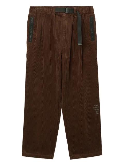 corduroy pleated trousers by ALPHA INDUSTRIES