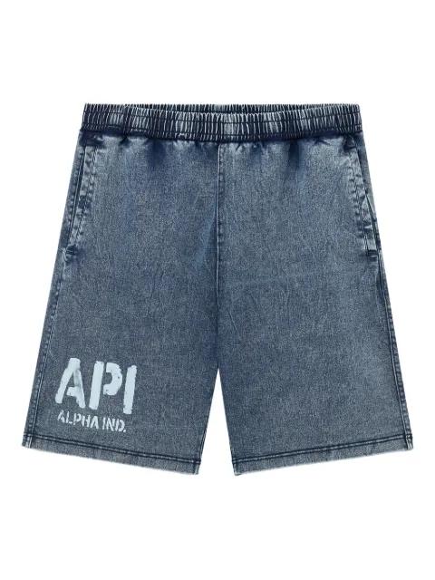 denim shorts by ALPHA INDUSTRIES