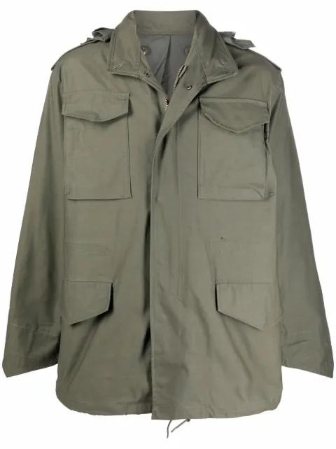 detachable hood coat by ALPHA INDUSTRIES