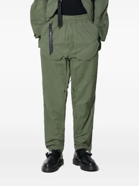 drawstring tapered trousers by ALPHA INDUSTRIES