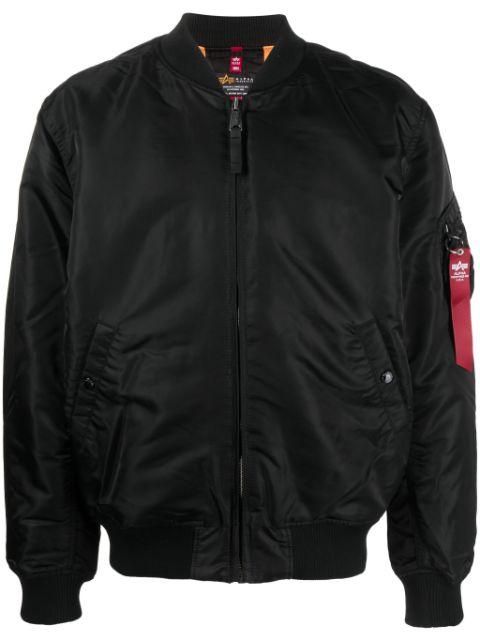 embroidered-design bomber jacket by ALPHA INDUSTRIES