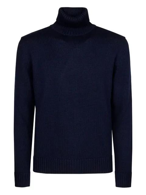 high-neck wool sweater by ALPHA INDUSTRIES