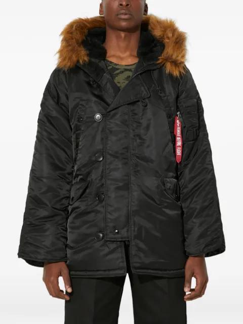 hoodied jacket by ALPHA INDUSTRIES