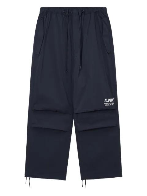 layered drawstring trousers by ALPHA INDUSTRIES