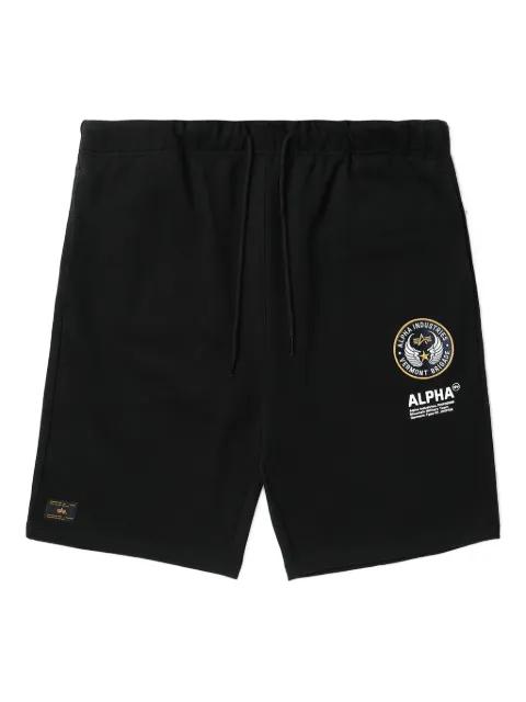 logo-embroidered shorts by ALPHA INDUSTRIES