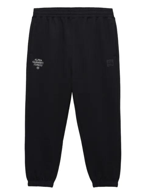 logo-embroidered track pants by ALPHA INDUSTRIES