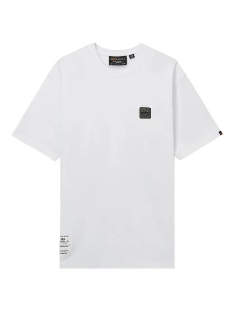 logo-patch cotton T-shirt by ALPHA INDUSTRIES