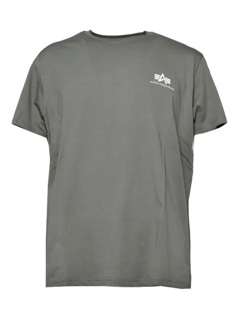 logo-print T-shirt by ALPHA INDUSTRIES