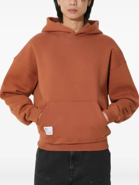logo-print kangaroo-pocket hoodie by ALPHA INDUSTRIES