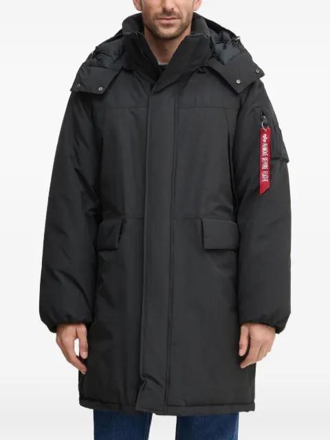 padded hoodied parka by ALPHA INDUSTRIES