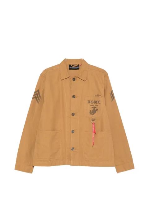 patch-pocket jacket by ALPHA INDUSTRIES