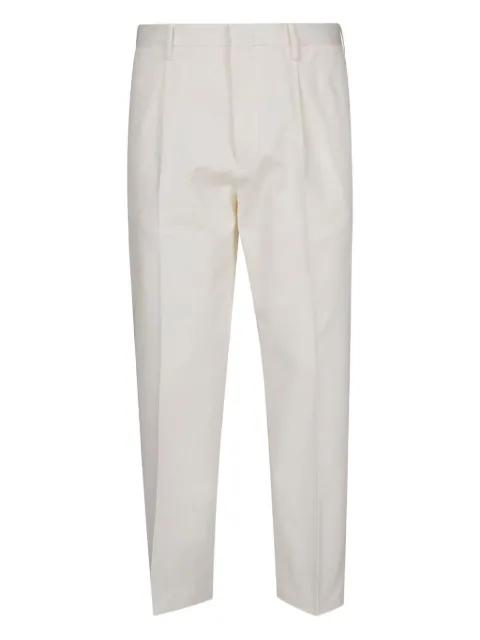 pleated cotton trousers by ALPHA INDUSTRIES