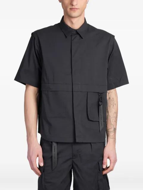 pocket-detail short-sleeve shirt by ALPHA INDUSTRIES