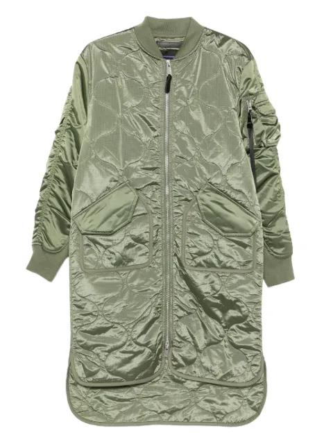 quilted zip-up jacket by ALPHA INDUSTRIES