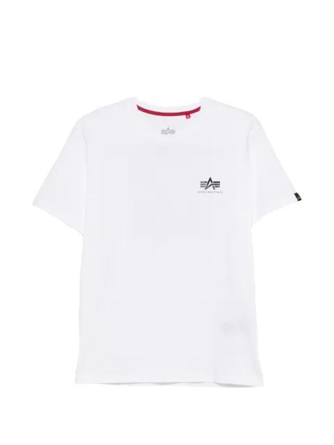 round-neck logo-print T-shirt by ALPHA INDUSTRIES