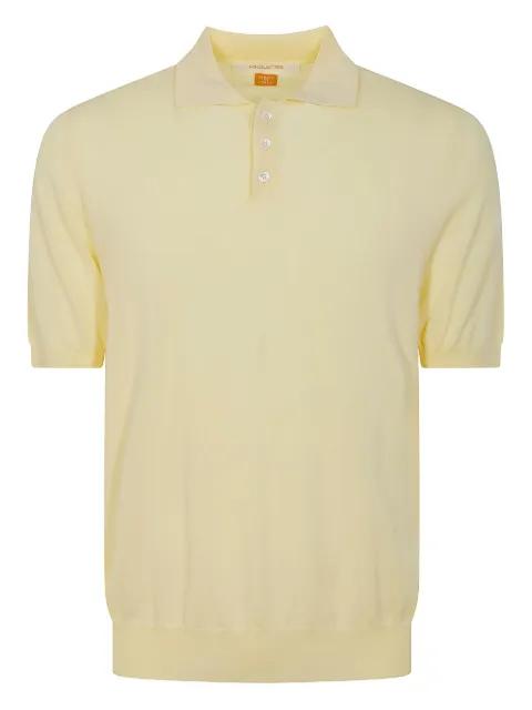 short-sleeve button-placket polo shirt by ALPHA INDUSTRIES