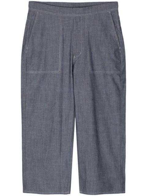straight-leg cotton trousers by ALPHA INDUSTRIES