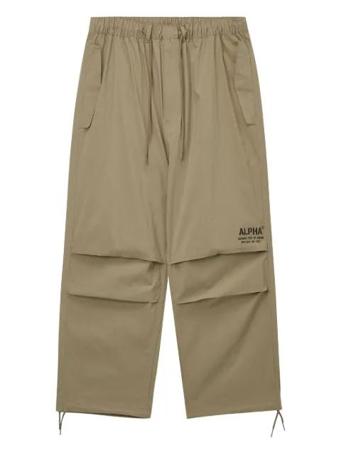 wide-leg trousers by ALPHA INDUSTRIES
