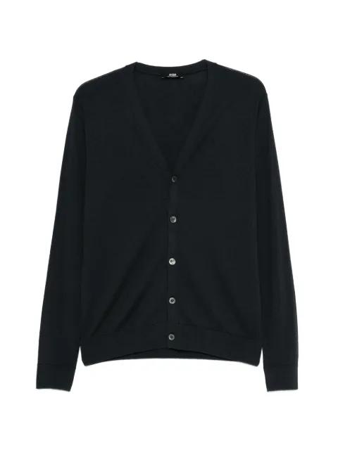 V-neck buttoned cardigan by ALPHA STUDIO