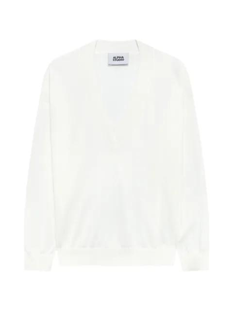 V-neck sweater by ALPHA STUDIO