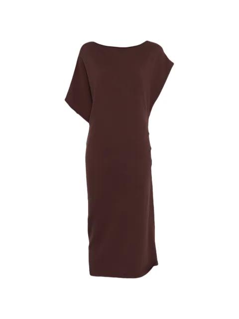 boat-neck midi dress by ALPHA STUDIO