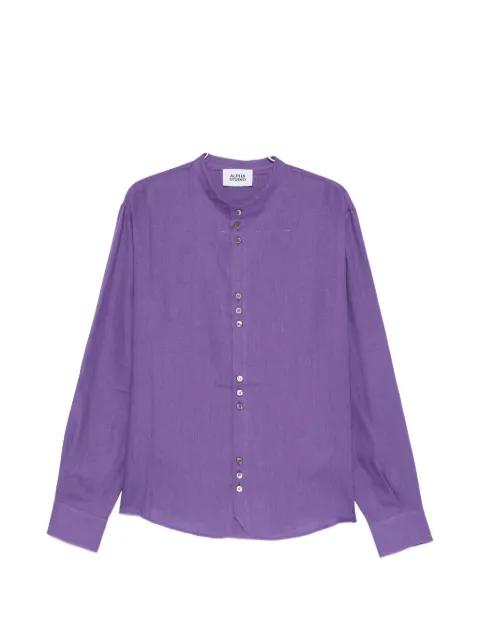 button collar shirt by ALPHA STUDIO