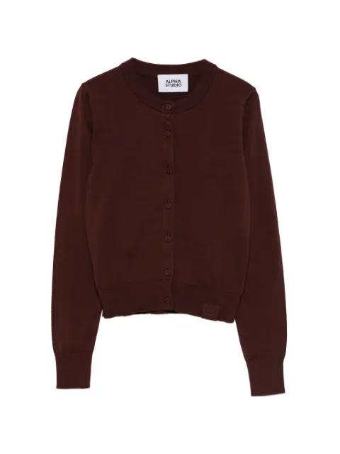 buttoned cardigan by ALPHA STUDIO