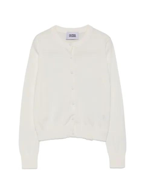 buttoned cardigan by ALPHA STUDIO