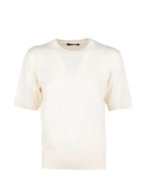 crewneck panelled T-shirt by ALPHA STUDIO