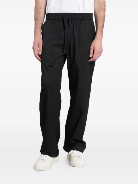 drawstring elasticated-waist trousers by ALPHA STUDIO