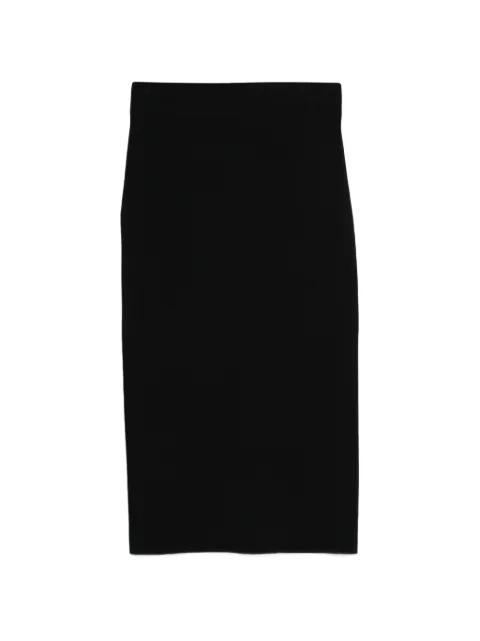 elastic-waistband midi skirt by ALPHA STUDIO