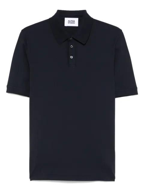 short-sleeve polo shirt by ALPHA STUDIO