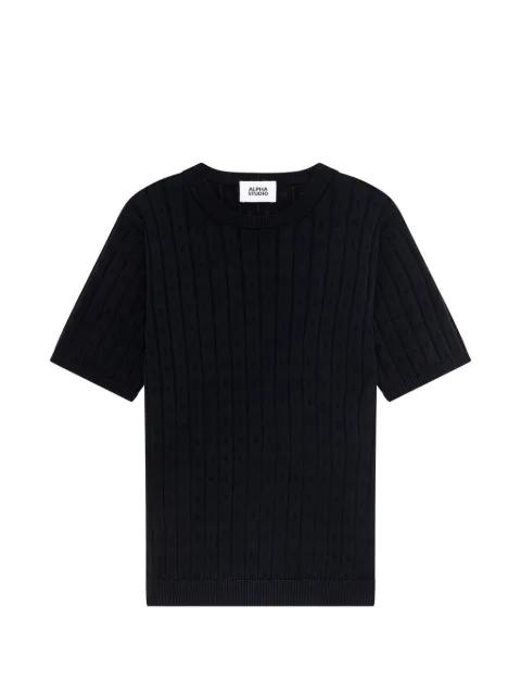 short-sleeved sweater by ALPHA STUDIO