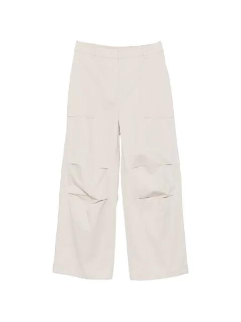 Pura V1.Y10.01 pleated-knee trousers by ALPHA TAURI