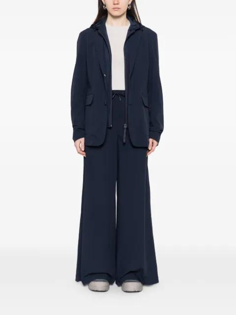 drawstring-waistband palazzo pants by ALPHA TAURI