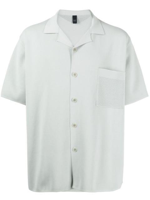 patch-pocket button-up shirt by ALPHA TAURI