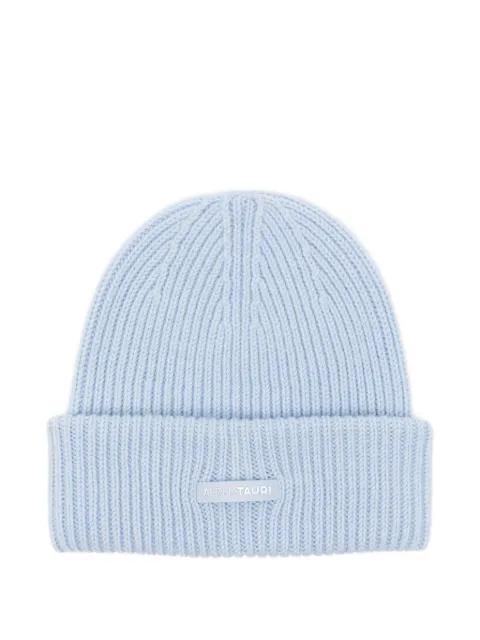 Ari ribbed logo-patch hat by ALPHATAURI