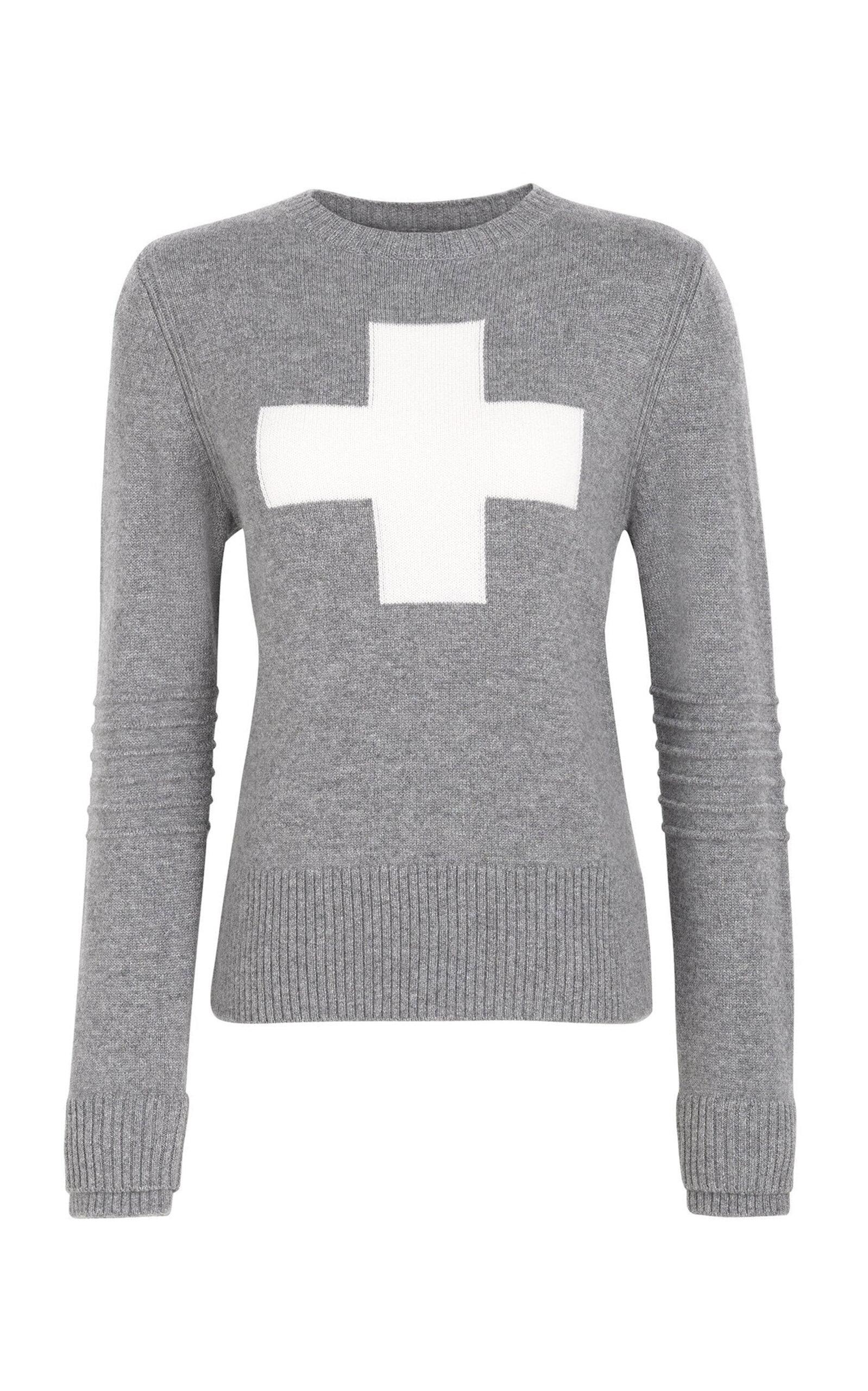 Alps & Meters Ski Race Patrol Knit Cashmere Sweater - Moda Operandi by ALPS&METERS