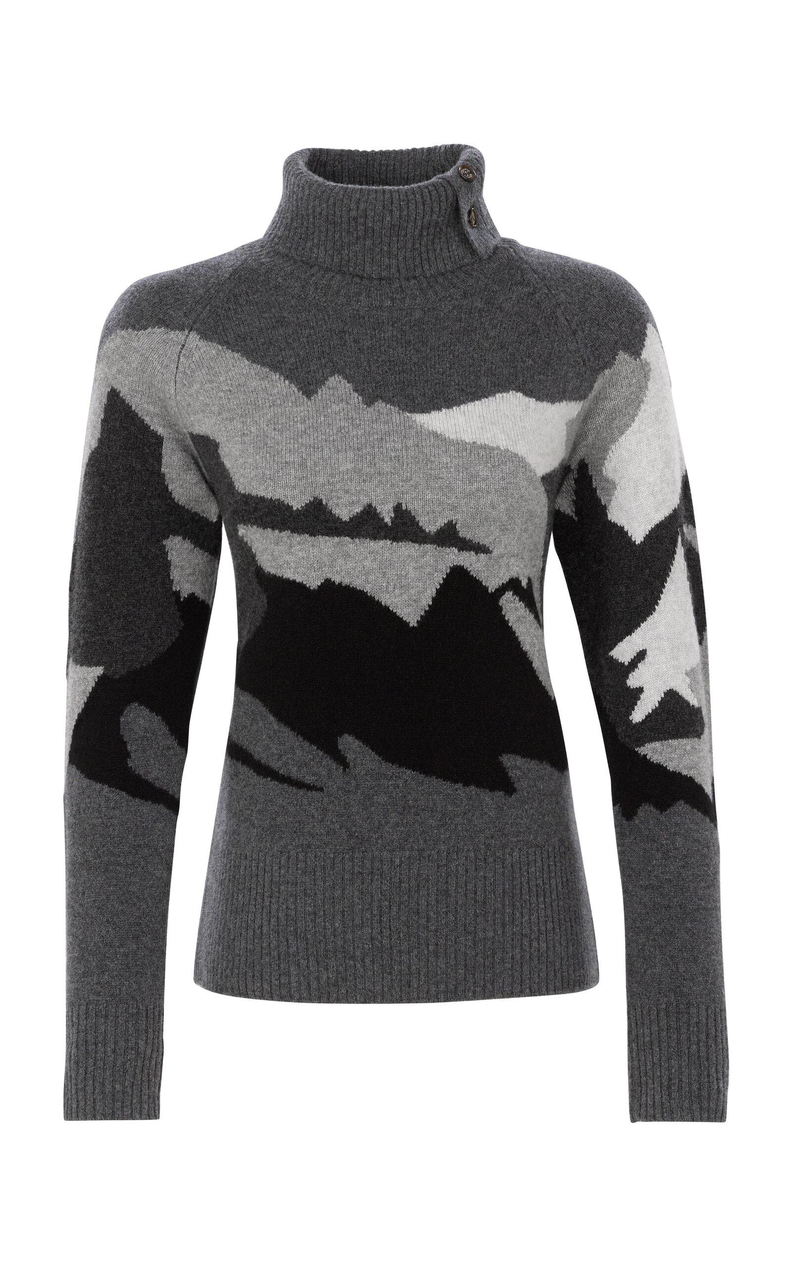 Alps & Meters Ski Race Wasatch Knit Wool-Cashmere Sweater - Moda Operandi by ALPS&METERS