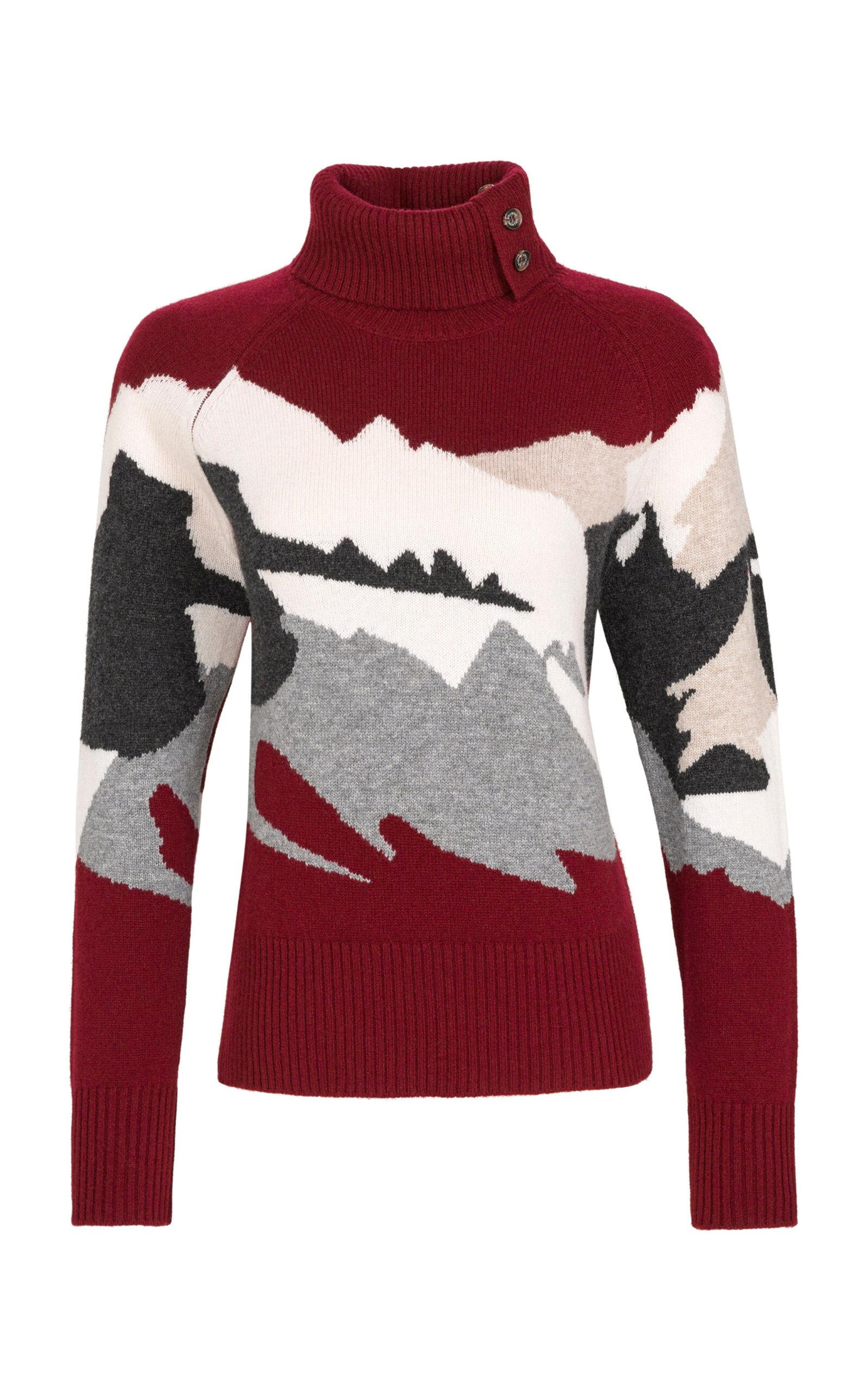Alps & Meters Ski Race Wasatch Knit Wool-Cashmere Sweater - Moda Operandi by ALPS&METERS