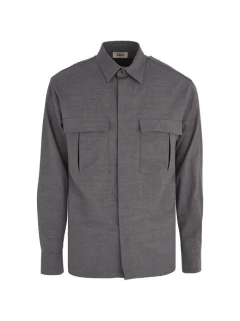 chest-pockets shirt jacket by ALTEA