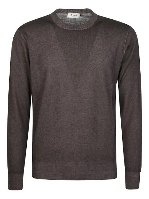 crew-neck wool sweater by ALTEA