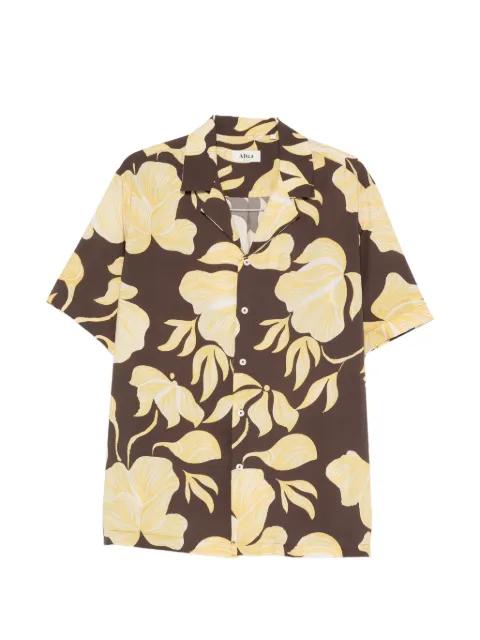floral-print short-sleeve shirt by ALTEA