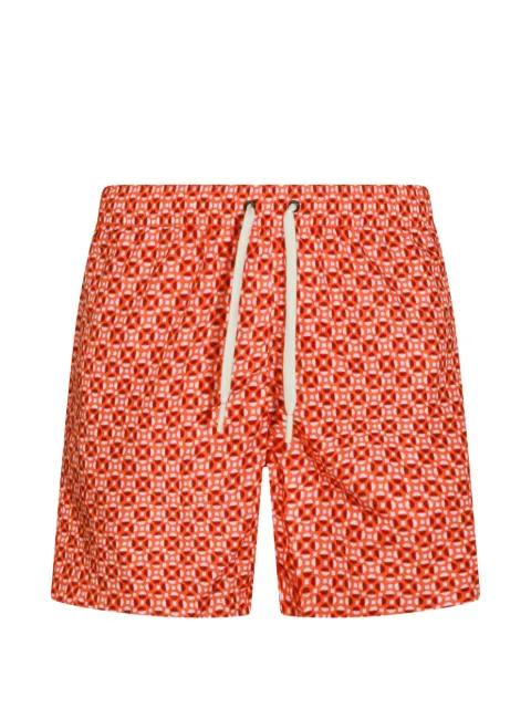 geometric-print drawstring swim shorts by ALTEA