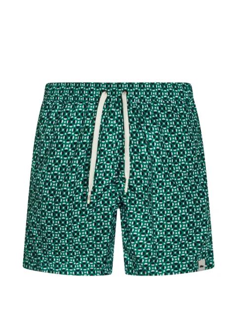 geometric-print drawstring swim shorts by ALTEA