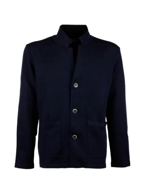high-neck patch-pocket jacket by ALTEA
