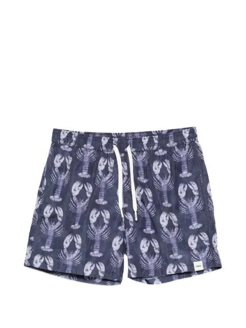 lobster-print swim shorts by ALTEA