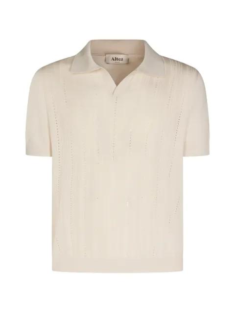 pointelle-knit T-shirt by ALTEA
