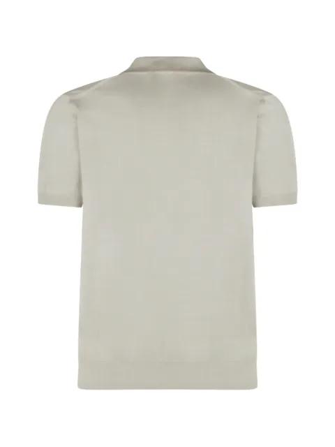 short-sleeved cotton polo shirt by ALTEA